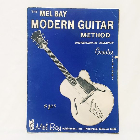Mel Bay Modern Guitar Sheet Method Sheet Music Book 1970 Grade 1 Learning Course - Picture 1 of 12